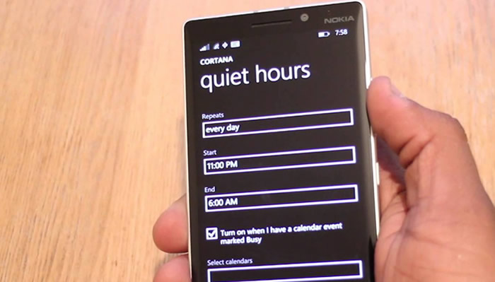 Quiet Hours opcija na Windows telefonima i njene mogućnosti