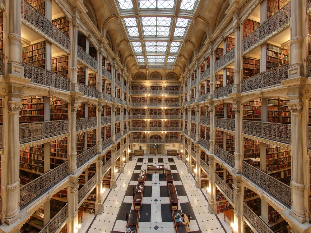 George Peabody Library, Baltimore, USA