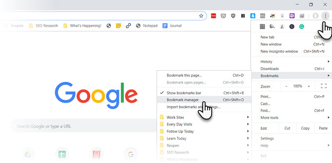 Kako prebaciti bookmarkse iz Chrome u Firefox